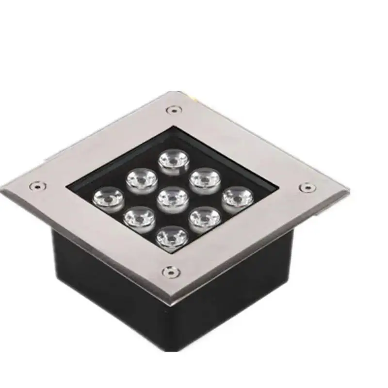 

IP68 Waterproof AC85V~265V 9W LED Underground light LED LAMP Deck Light LED Inground Light warm white/white/red/gree/blue/RGB