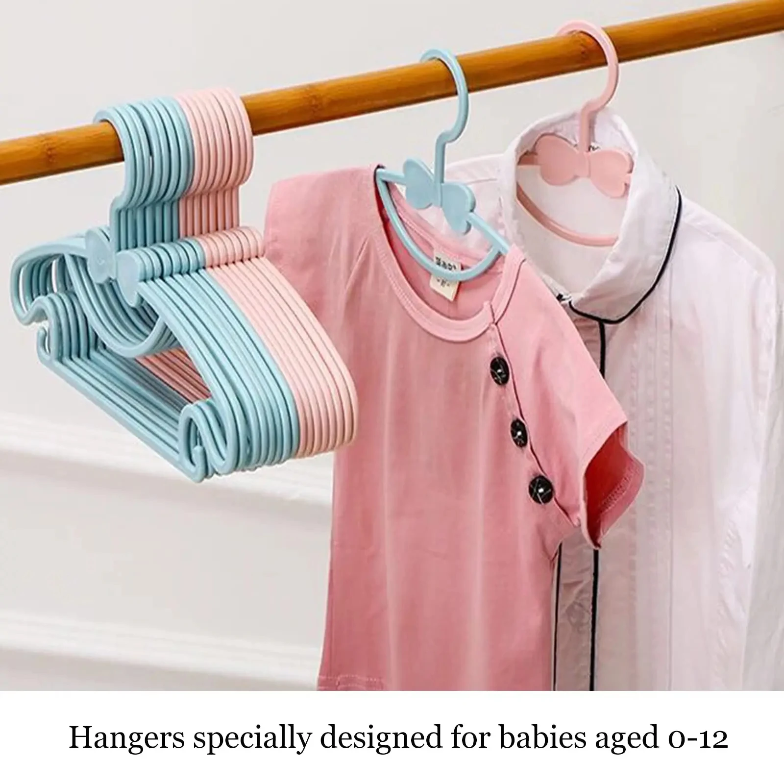 Baby Hanger 10pcs Kids Clothes Hanger Rack Display Cute Clip