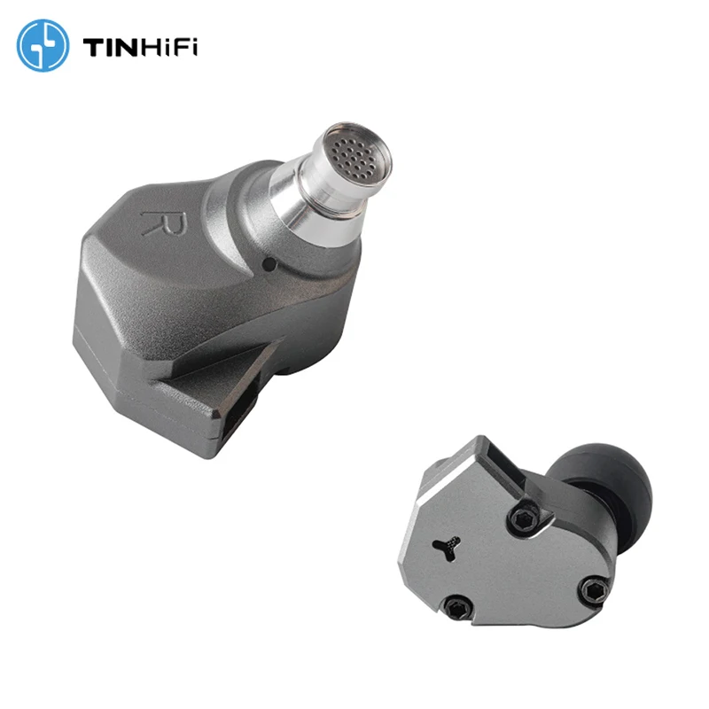 Iem in Ear Music Headphones Diafragma Lcp Dynamic dd Driver dj Fone de Ouvido Bass 10 mm 078 mm 2pin Cnc Metal Tinhifi-c2