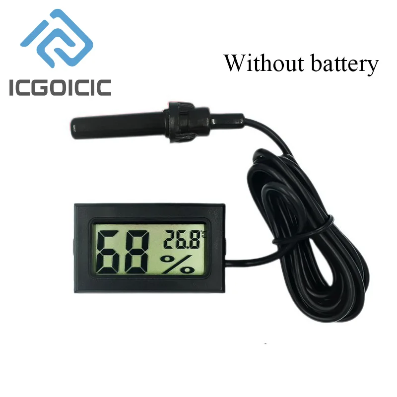Mini LCD Digital Thermometer With Waterproof Probe For Freezer Refrigerator thumbnail 9