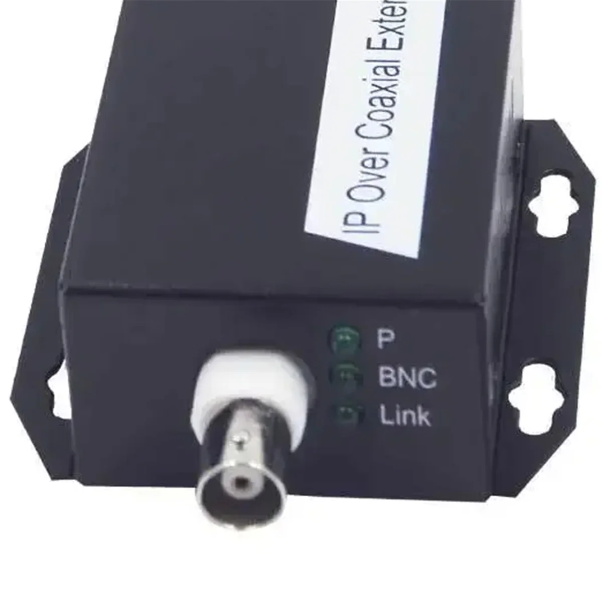 1Pcs Ethernet IP Extender Over Coax HD Network Kit EoC Coaxial Cable Transmission Extender for Security CCTV Cameras(B)