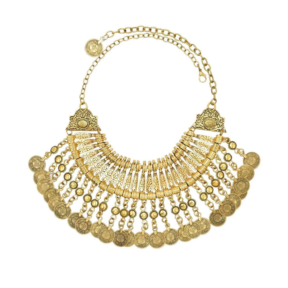 قلادة تراثية بنقشة بدوية فاخرة