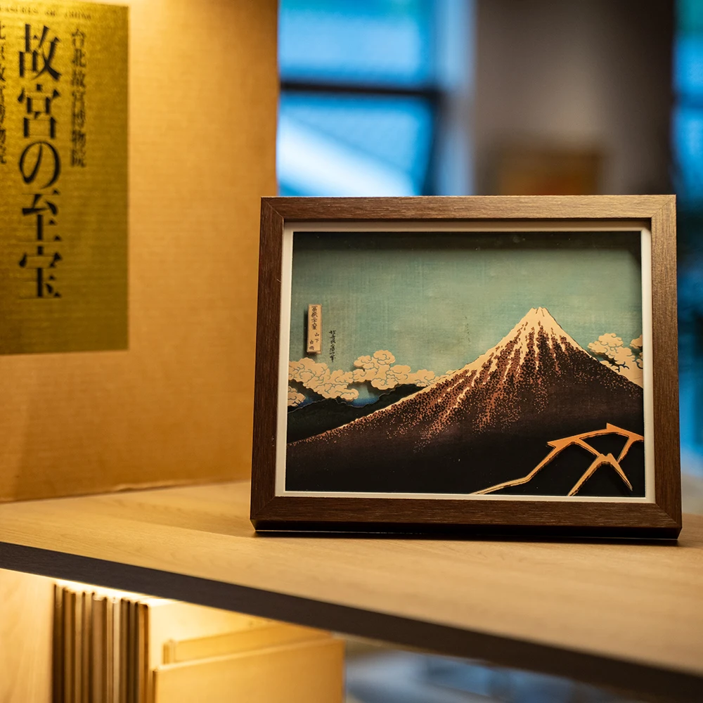 

Decorative Painting 3D Japanese Ukiyoe Style "Thunderstorm Beneath The Summit" Room Home Decor Poster Artwork Wall Art Picture