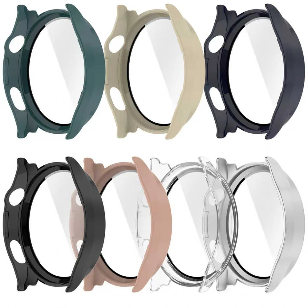 BEHUA Durable Screen Protector Cover with Tempered Glass for Smartwatches - Enhanced Protection Case