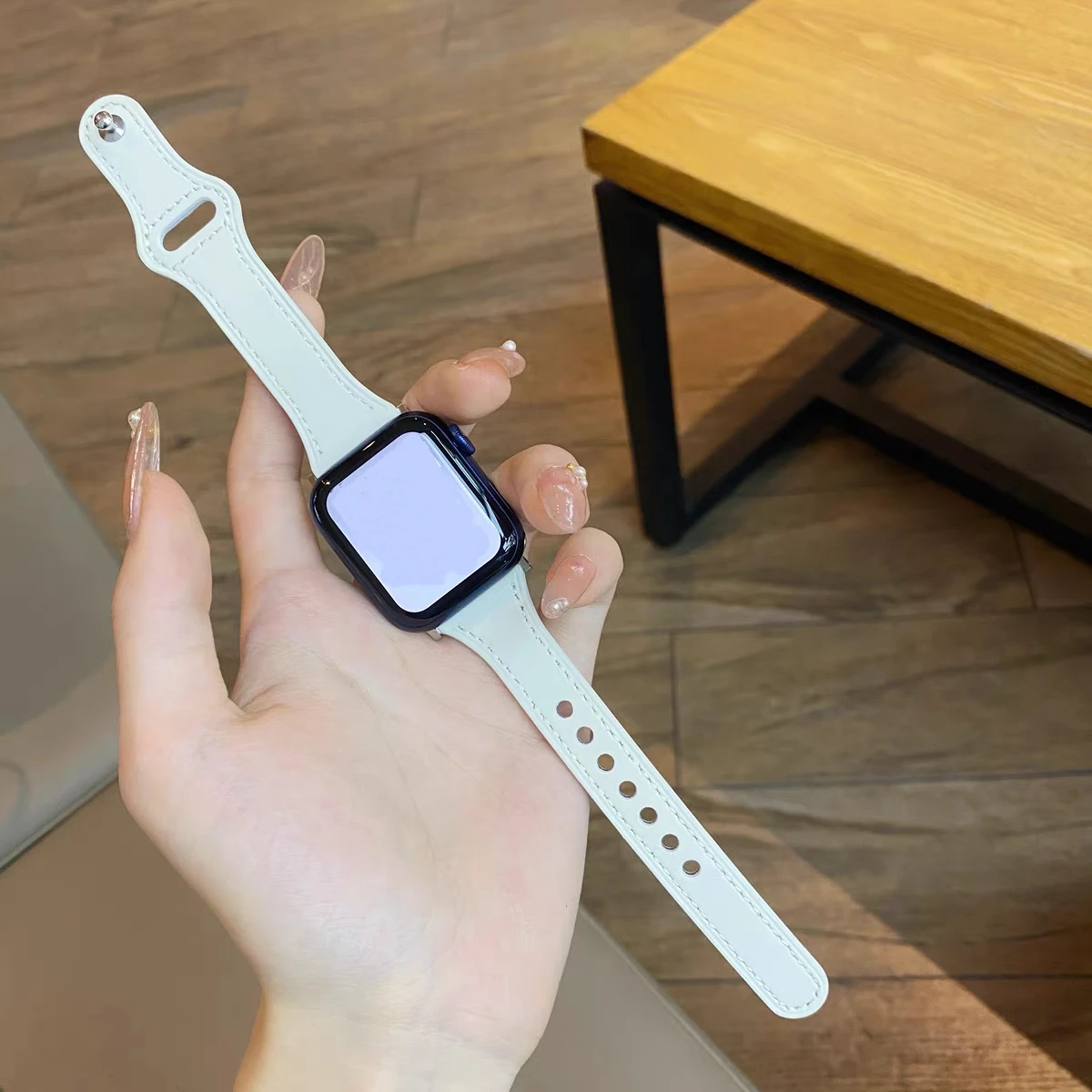 Women's Leather Loop Watch Band