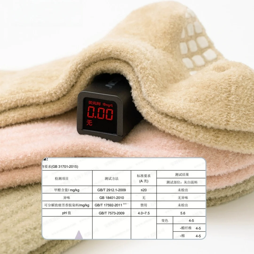 5 Pairs Cartoon Baby Coral Velvet Socks Children Warm Stockings 0-5year Kids Knee Protection Stocking Infants Plush Long Socks