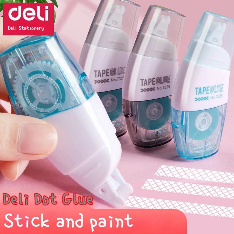 양면 접착 종이 테이프 도트 라이너, 스크랩북 공예품 장 접착제 롤러 테이프, 사무실 학교 용품 문구