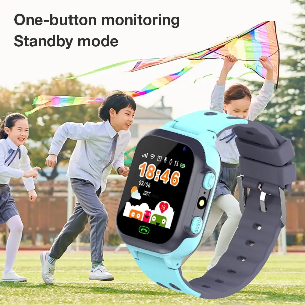 Q16 Children Telephone Watch Ipx67 Life Waterproof Watch With Breathing Light Gps Positioning Map Smart Watch