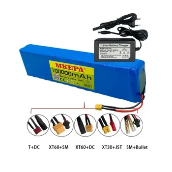 Batteria per Moto e Scooter, 10S3P, 36V, 100000mAh, 18650, Ioni di Litio, 1000W, Alta Potenza e Capacità 36V