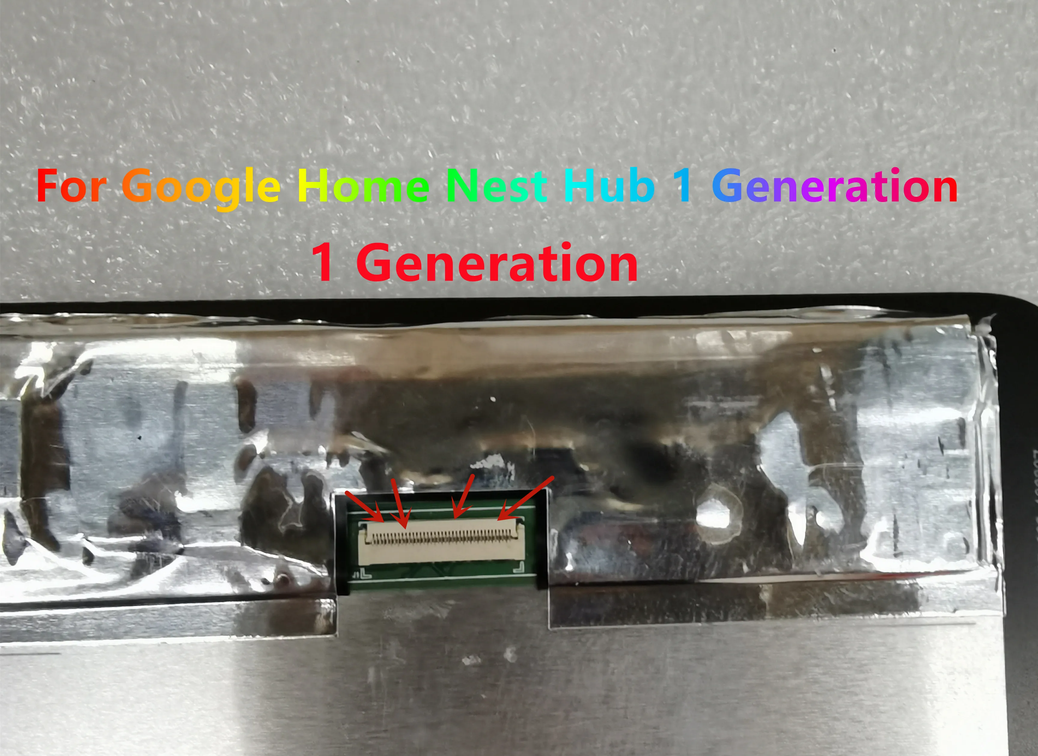 Original Lcd Display Touch Screen Digitizer Assembly Teste Google Home Nest Hub Geração 70 - Imagem 2