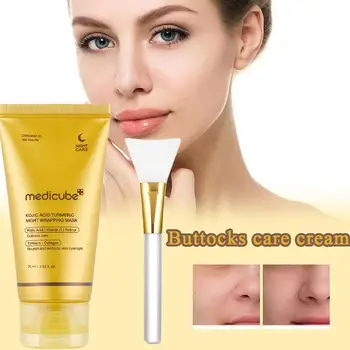 Medicube Curcuma VC Collagene esfolia delicatamente pulisce la sporca dei pori profondi Idratante riduce le macchie opacità maschera idratante alla frutta