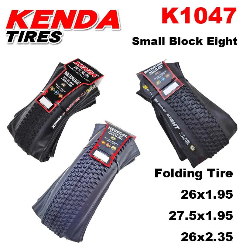 

Kenda Tires K1047 Small Block Eight Classcial Model 26 27.5 29 Inch 1.95 2.35 MTB Foldable Bicycle Tyres For DH Cross-Country
