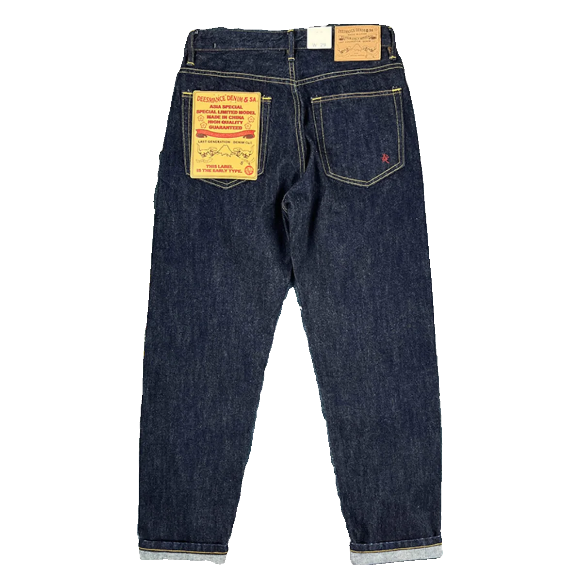 Heavyweight raw self-edge jeans