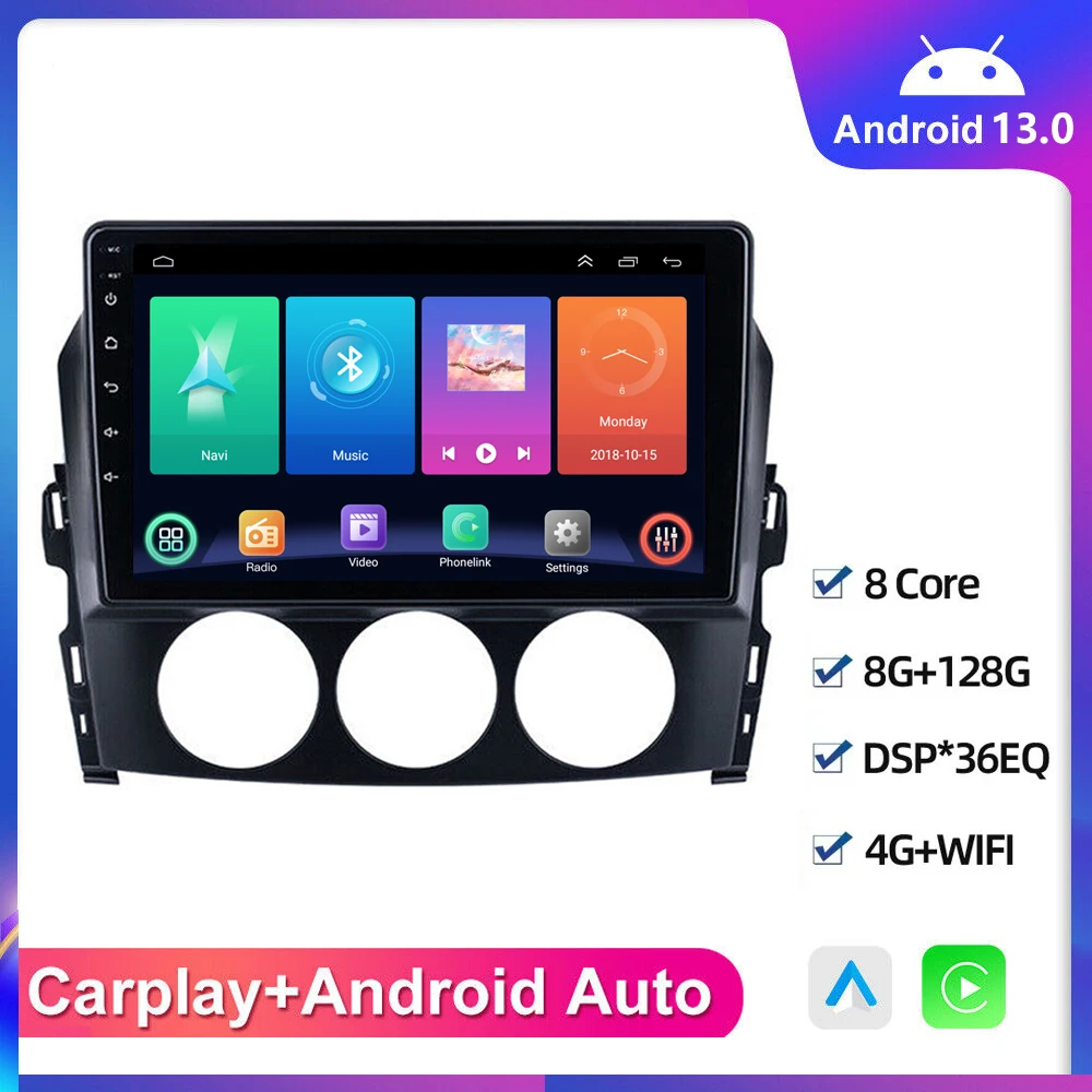 

Автомагнитола для Mazda, стерео-система MX5 III, 3 NC, Miata, 2005-2015, Android 13, с GPS, для Carplay