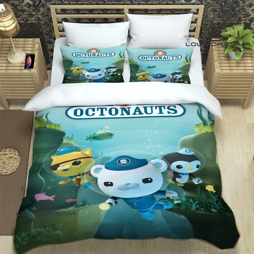 The Octonauts cartoon Bedding Sets exquisite bed supplies set duvet cover bed comforter set bedding set luxury birthday gift 2