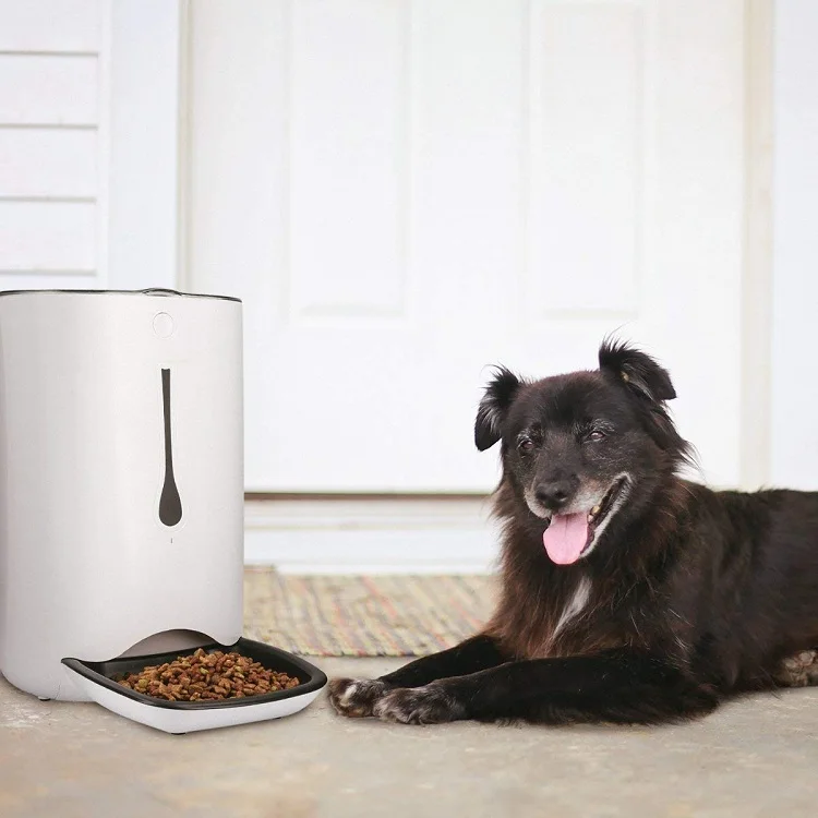Smart 7L Capacity Voice Recorder Programmable Dog Food Dispenser Automatic Pet Feeder for Dog Cat
