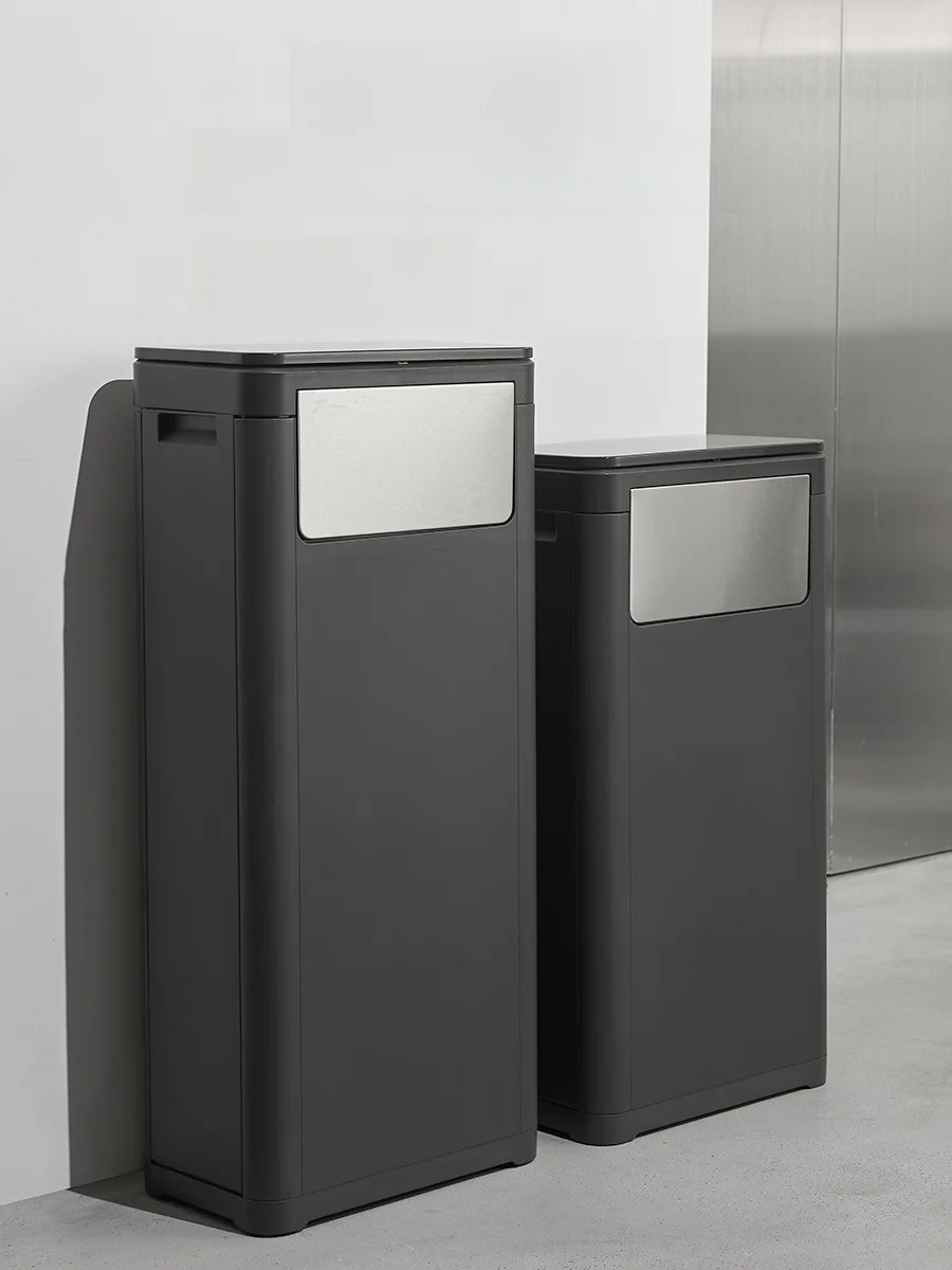 Large Capaci Kitchen Tra Can with Lid for Home Office Hotel Lobby Elevator Commercial Use Pr pe Garbage Bin