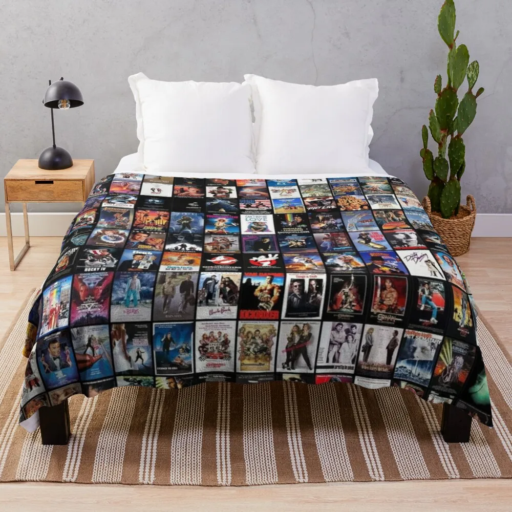 

80's movies collage | the best of the bestThrow Blanket decorative sofa blanket