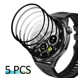 Enhanced Product Title: Premium 3D Curved Screen Protector - Soft PMMA Film & Hydrogel Full Coverage for Watch6 Plus (5Pcs Pmma)