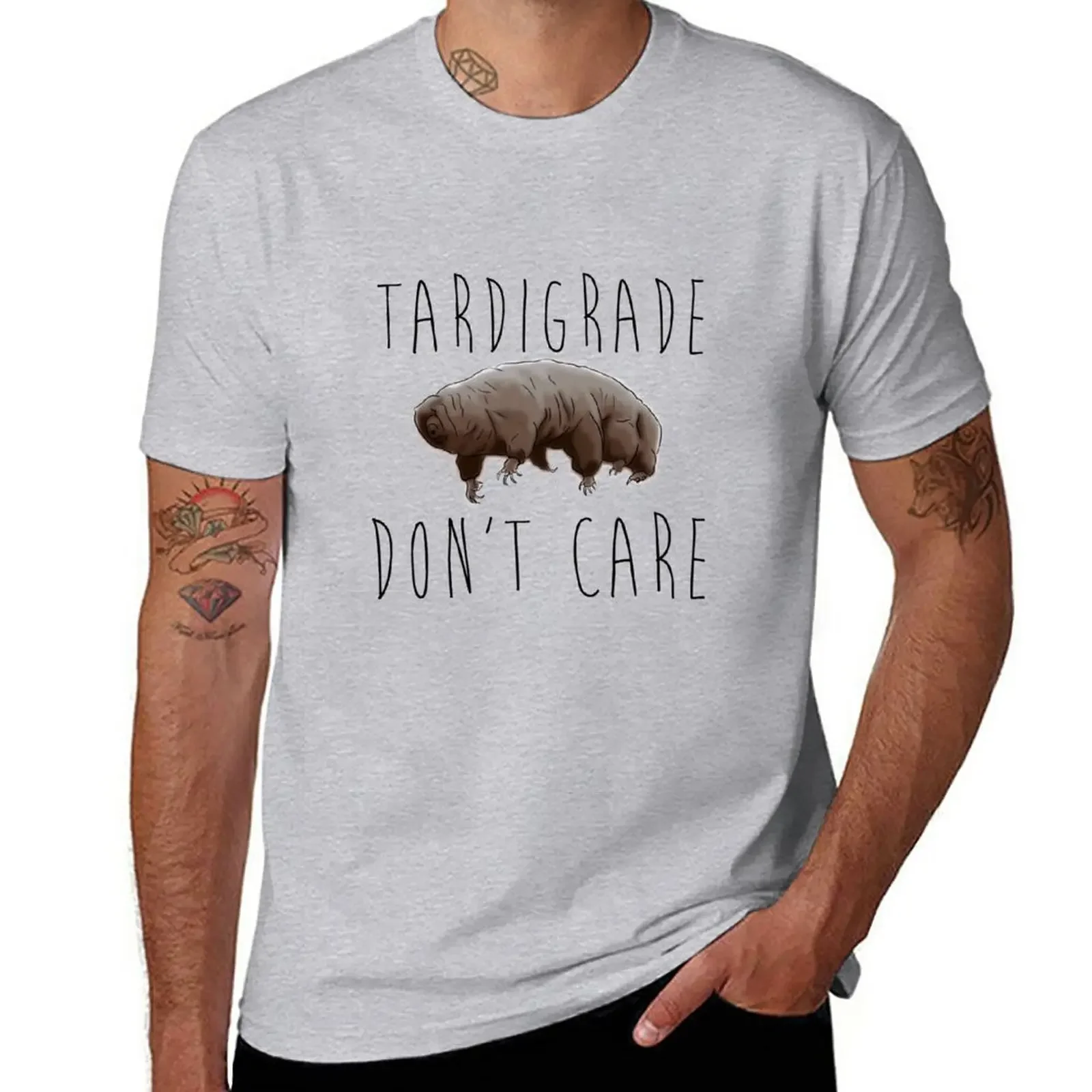 

Tardigrade Don't Care! T-Shirt customs design your own cute tops anime clothes mens graphic t-shirts funny