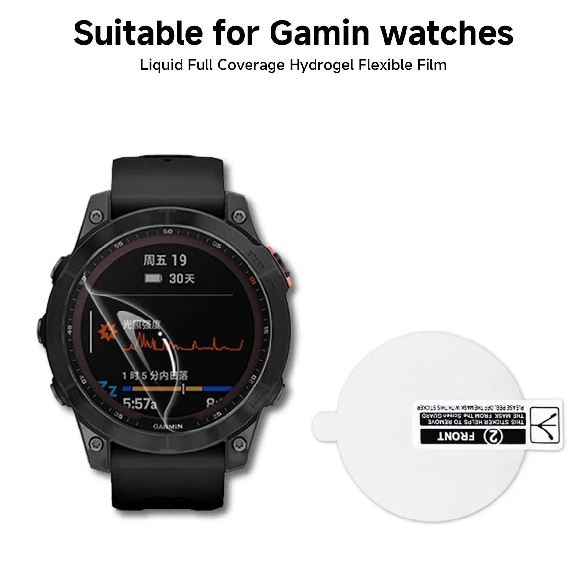 Totill Pellicola In Vetro Temperato Per Garmin Fenix 5 (4 Pezzi) - Protezione Schermo 9H, Anti-impronta, Trasparente 99,99%