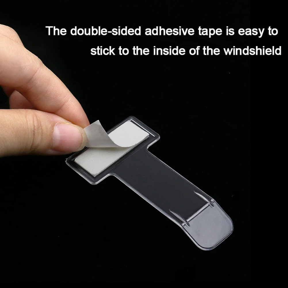 

Automotive Vehicle Windshield Fastener Clip For Car Stickers Parking Ticket Permit Kit Universal Car Interior Accessories Durabl
