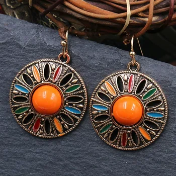 Boho Disc Earrings 1