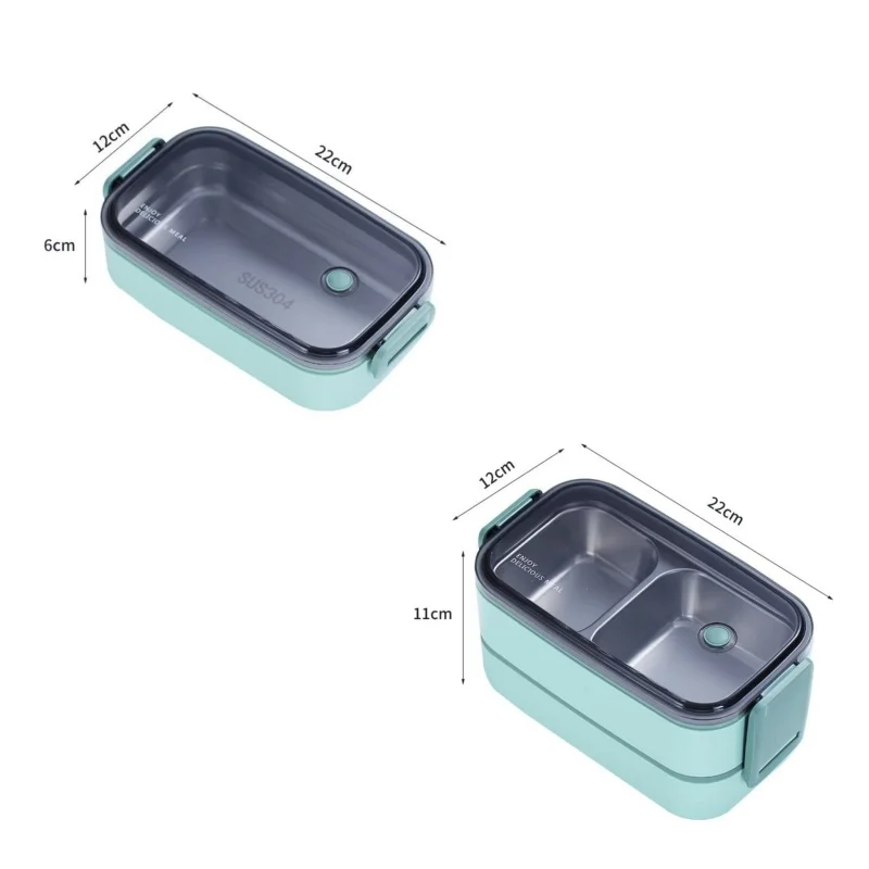 Stainless Steel Microwavable Lunch Box for Adults and Kids