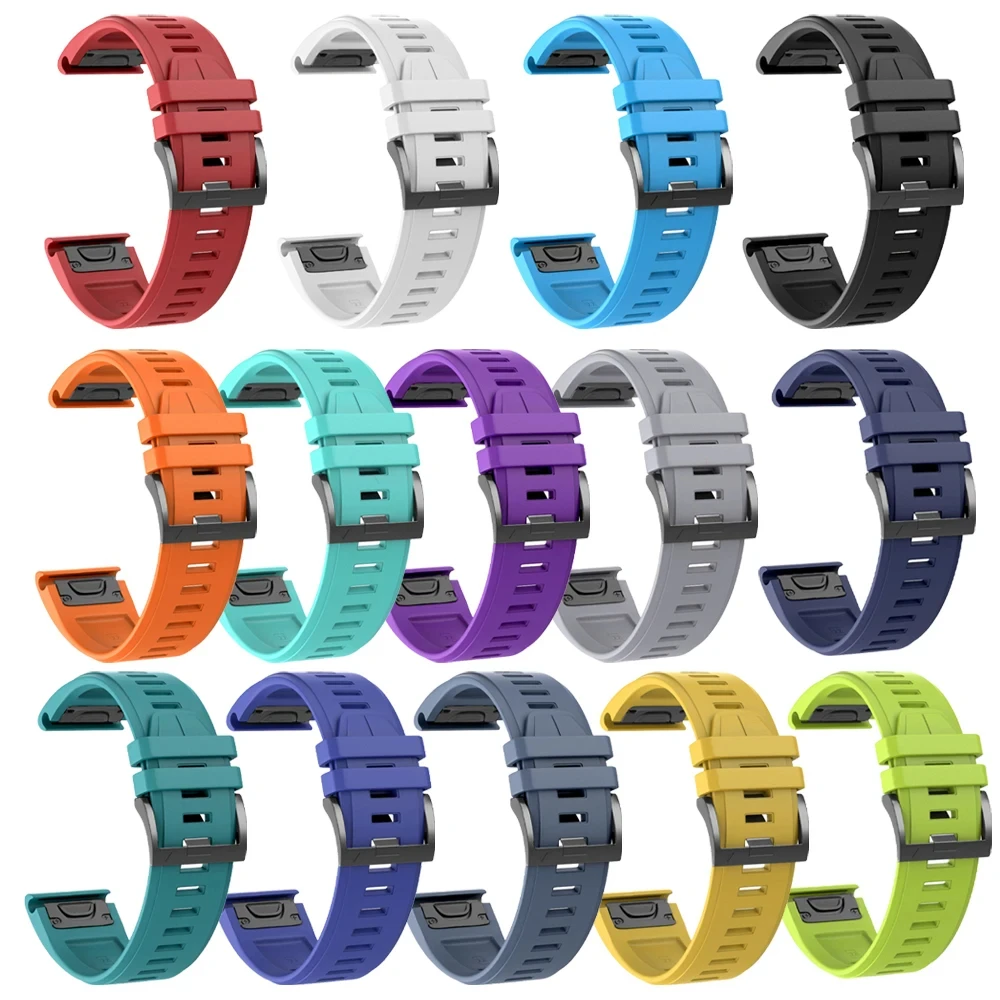 Enhanced Silicone Sport Strap | Soft Quickfit Band | 22/26mm | Premium Performance Bracelet