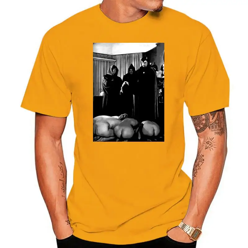 

Anton LaVey Satanic Ritual Tshirt 22 T-Shirt Church Satan Pentagram Witchcraft