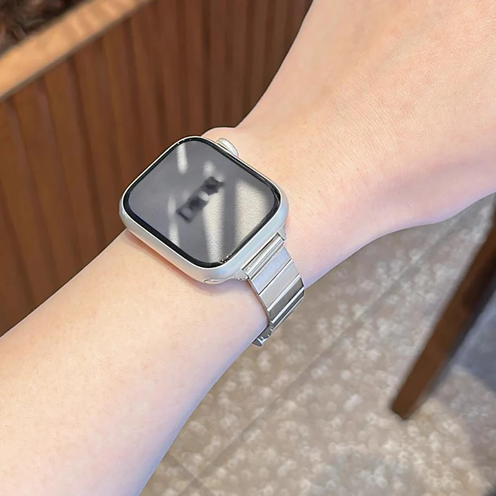 Sleek 14mm Stainless Steel Watch Strap