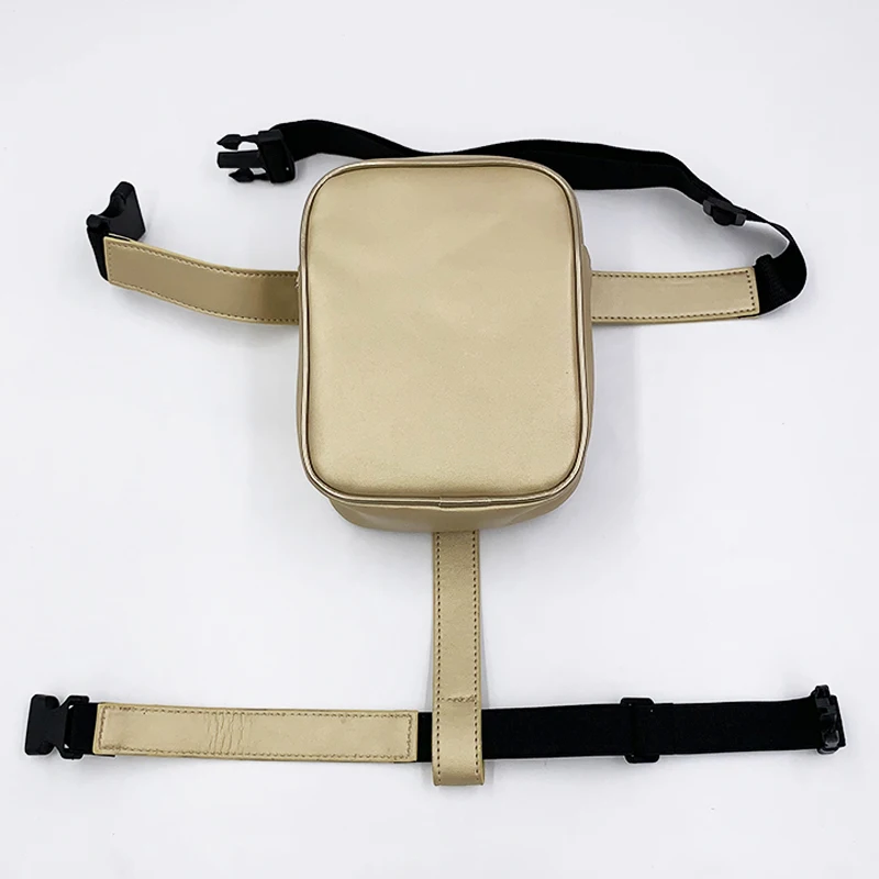 Sac Banane En Cuir PU Jaune – Unisexe, Pour Voyage, Sport, Randonnée Ou Moto