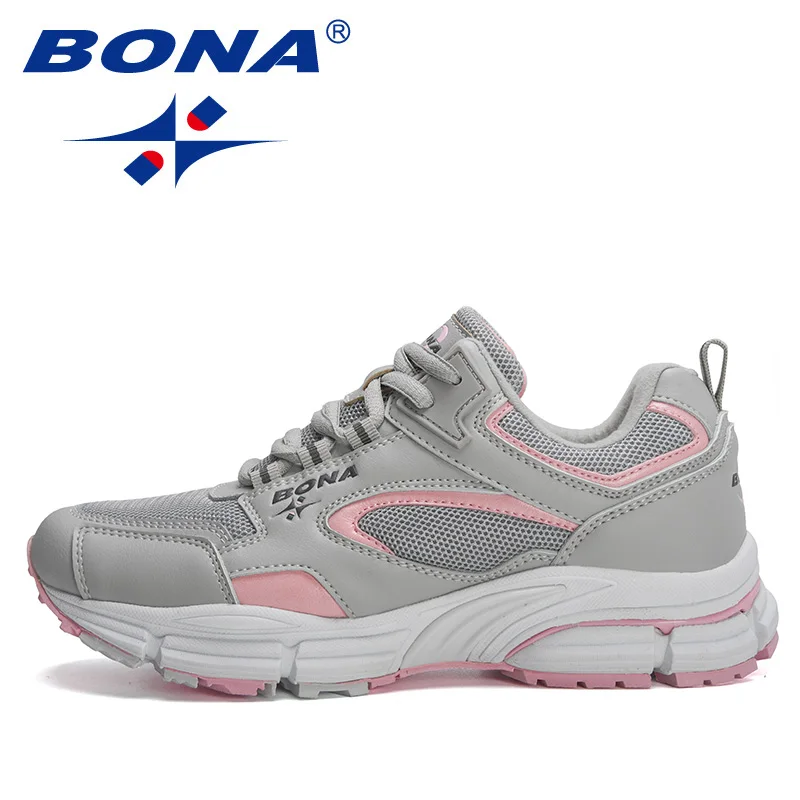 BONA New Designers Running Shoes Breathable Outdoor Sports Shoes Women Lightweight Sneakers Ladies Comfort Athletic running shoes,womens sneakers