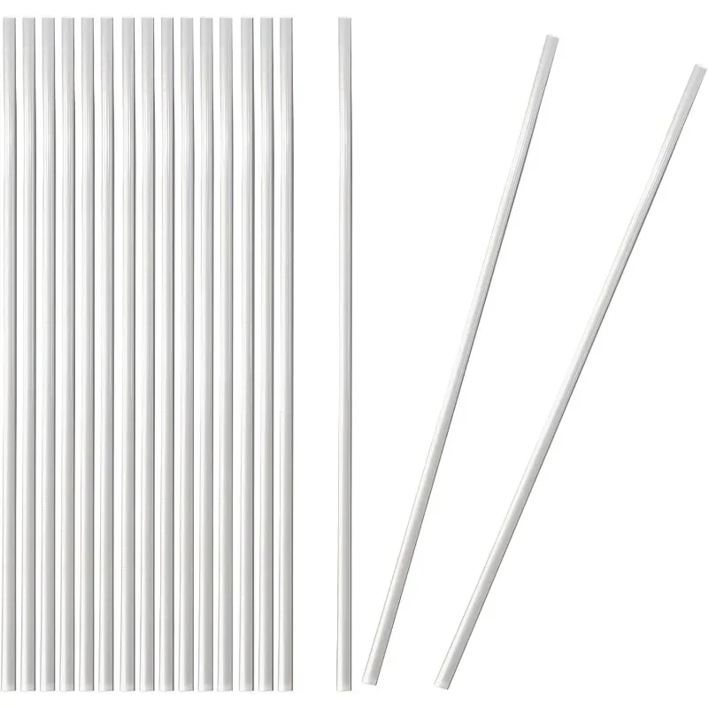 Naxilai Acrylic Sticks for Plants -18 Pcs Clear Acrylic Dowel Plastic Rods for DIY Crafts Candy, Cake, Dessert, Wedding,