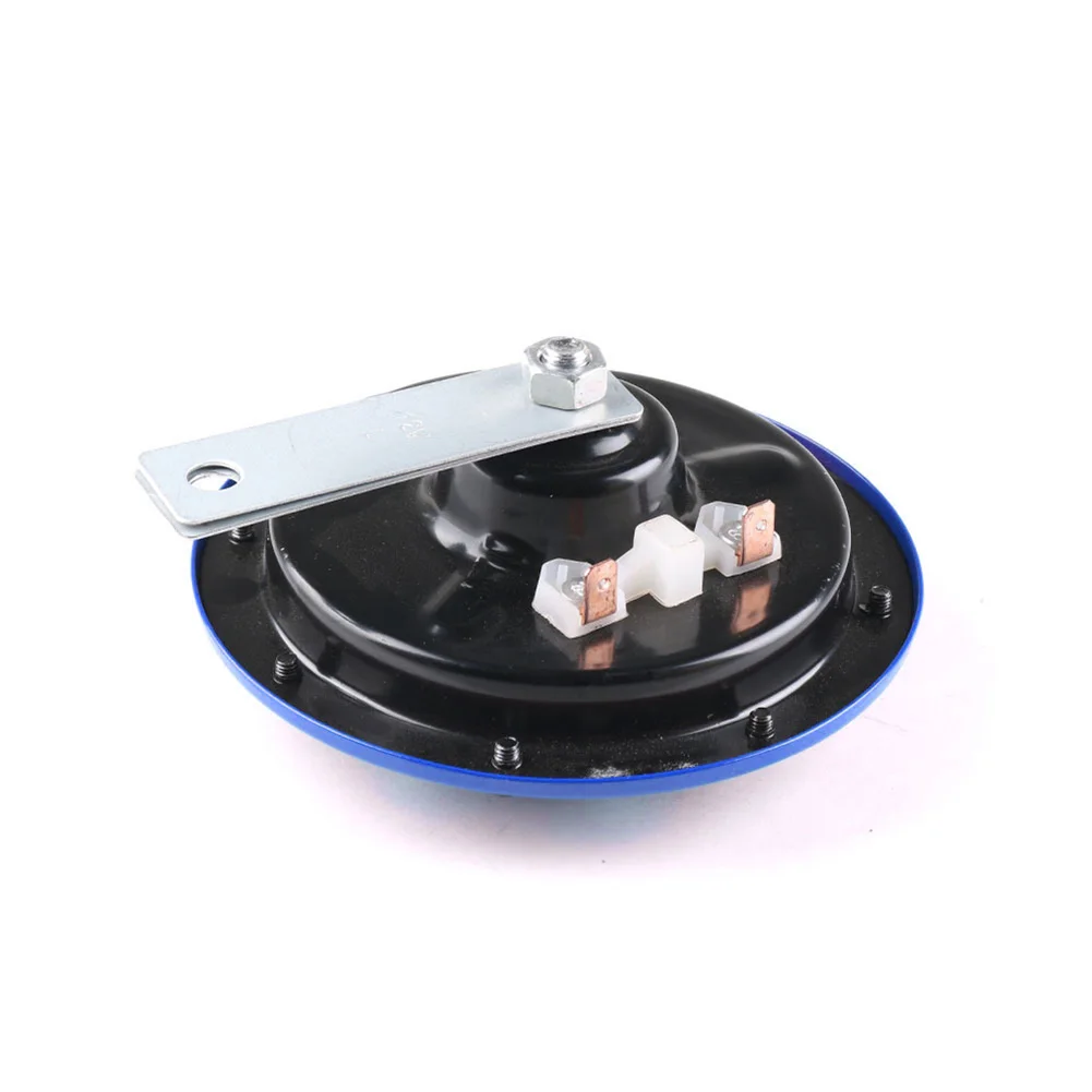 2Pcs/Set Universal Hella 12V 115DB Electric Blast Tone Air Horn Kit (Blue)