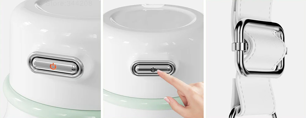 ZHENMI-Tonton portátil espremedor elétrico copo, mini liquidificador,