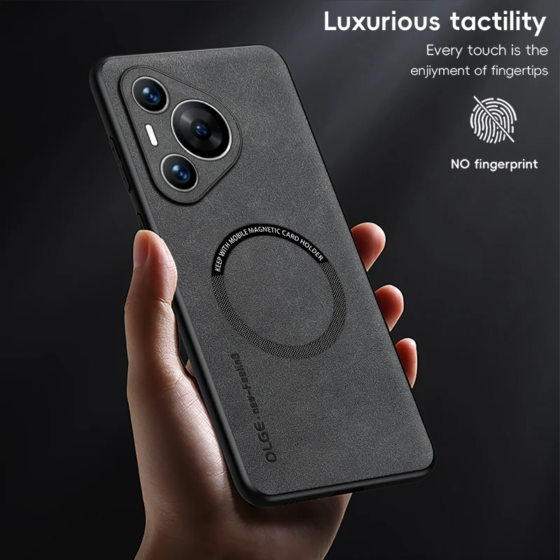 Magnetic Retro Leather Soft Case For Huawei Pura 70 Ultra Pura 70 Pro Plus Pura70 Pro Plus Wireless Charging Phone Case Cover 6