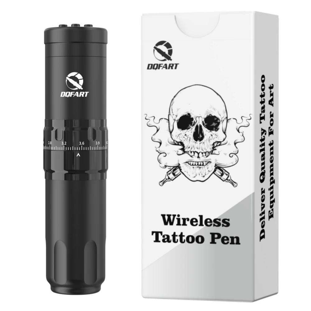 Set DQFART T1Pro per Tatuaggi, Macchina Elettrica Wireless di Alta Qualità per Artisti Professionisti, Aghi per Tatuaggi, Inchiostro per Tatuaggi - immagine 2