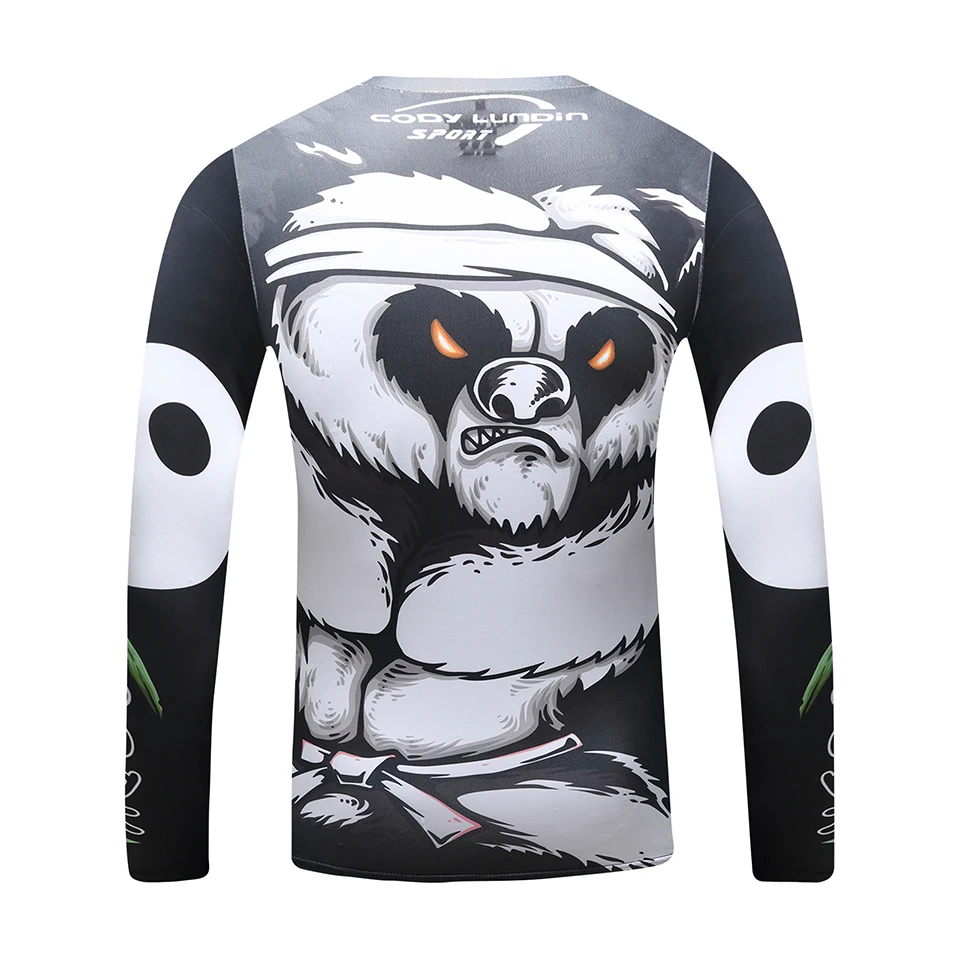 New Kid's Sports BJJ Boxing MMA T-shirt+Shorts Rashguard For Children Shirts 3D Kickboxing Rash Guard Compression Gym Sportswear