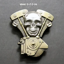  CUSTOM MOTOR SKULL WINGS PINS  BROOCHES FOR BIKER JACKET VEST SHOES BAG BELT GARMENT BADGES PINS HAT PINS BUCKLES LIVE TO RIDE 