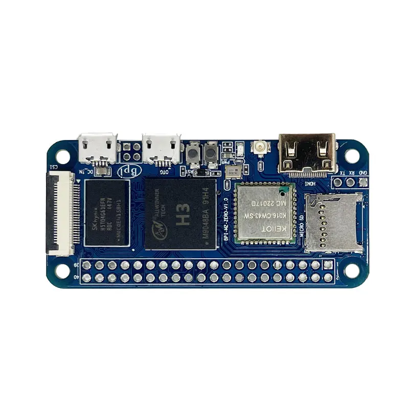 바나나 파이 M2 제로 BPI-M2 제로 Alliwnner H3 Cortex-A7, 와이파이 및 BT, 라즈베리 파이 제로와 동일한 크기 2 W