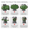 36 inch portable car seat kennel large dog bed pop up kennel cat kennel indoor and outdoor pet crate cat bed 6