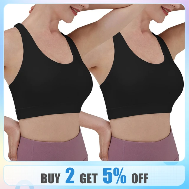 Women's Strappy Sports Bras Fitness Workout Padded Women Sexy Back