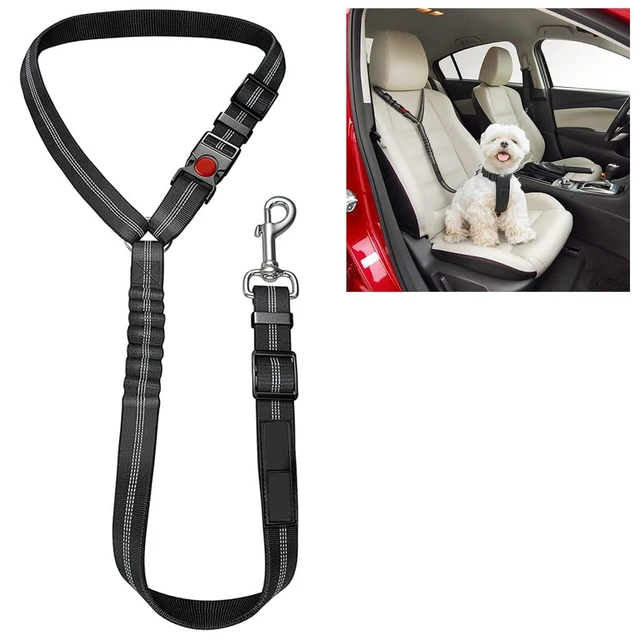 Cinturón de seguridad para y gatos, correa para reposacabezas de coche, reposacabezas ajustable, tela de nailon, ataduras para perros, para cinturones de seguridad para _ AliExpress Mobile