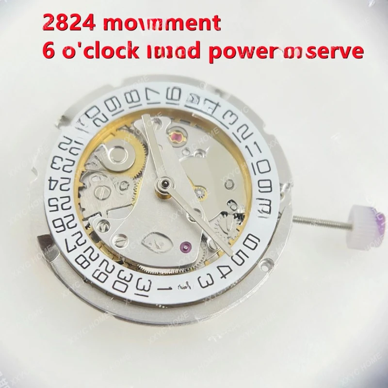 

Watchmaker watch parts Dandong 2824 movement 6 o'clock hand power reserve 2824-2 automatic machinery