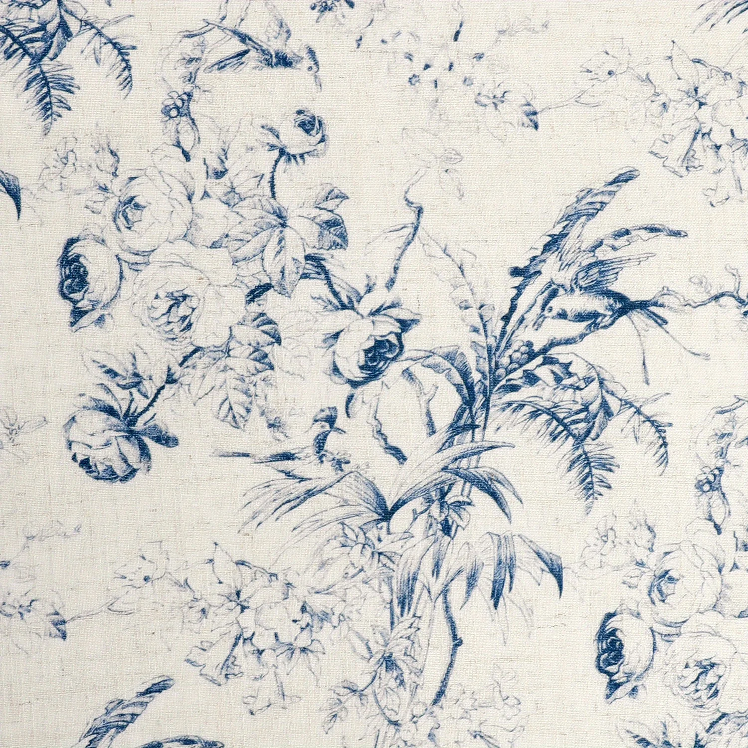 4 Panels Floral Print Linen Curtains for Living Room Drapes Privacy Linen Fabric Window Treatment Curtains for Farmhouse Decor P 6