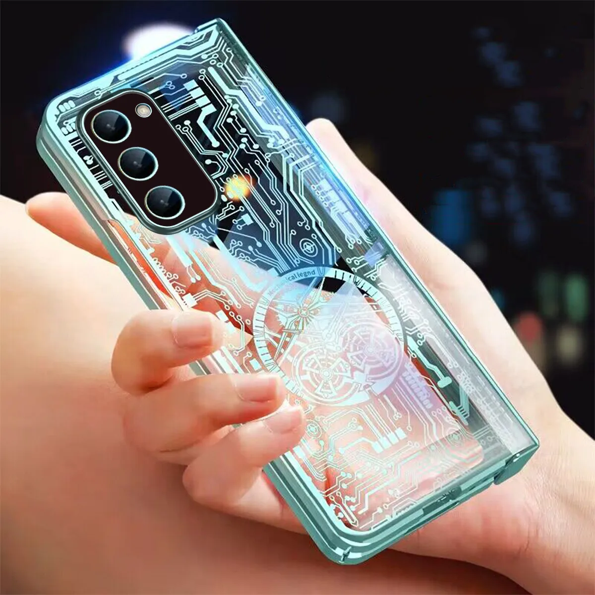 

For Samsung Z Fold 2 5 4 3 5G Fold5 Fold4 Fold3 Anti-Shock Phone Accessories Glass Film Cover Case for Samsung Galaxy Z Fold 2
