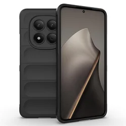 Premium Soft Silicone TPU Phone Case Back Bumper Cover for Redmi Turbo 5 Max (Black)