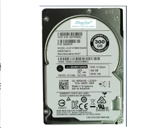 RDKH0 0RDKH0 HUC의 경우 101830 CSS204 300G 10K 2.5 SA..