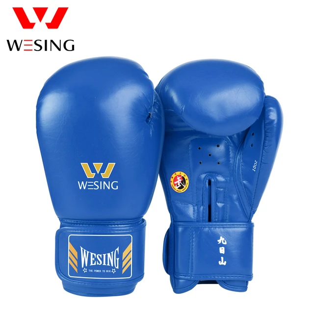  Wesing IBA - Guantes de boxeo Pro de microfibra para  competición, 10 onzas, 12 onzas, para hombres y mujeres, artes marciales  mixtas y muay thai (10 onzas, azul) : Deportes y